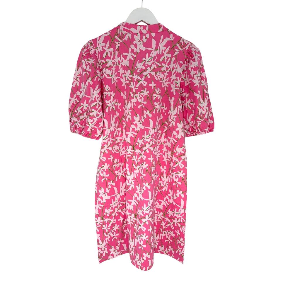 Lilly Pulitzer Women's Confetti Pink Liza Overprint Carey Dress Size M - Picture 9 of 11